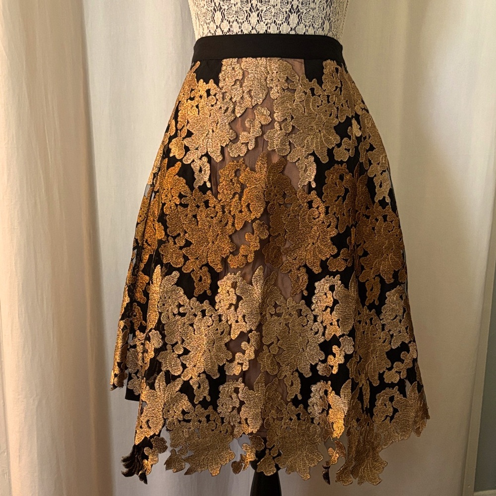 NWT Anthropologie Varun Bahl embroidered skirt